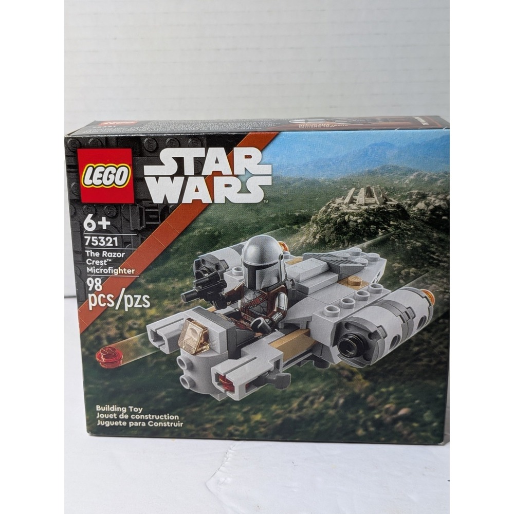 LEGO Star Wars The Razor Crest Microfighter 75321, 98 Pieces, Complete Set, Box